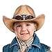 Algopix Similar Product 2 - D Diana Dickson Kids Straw Cowboy Hat