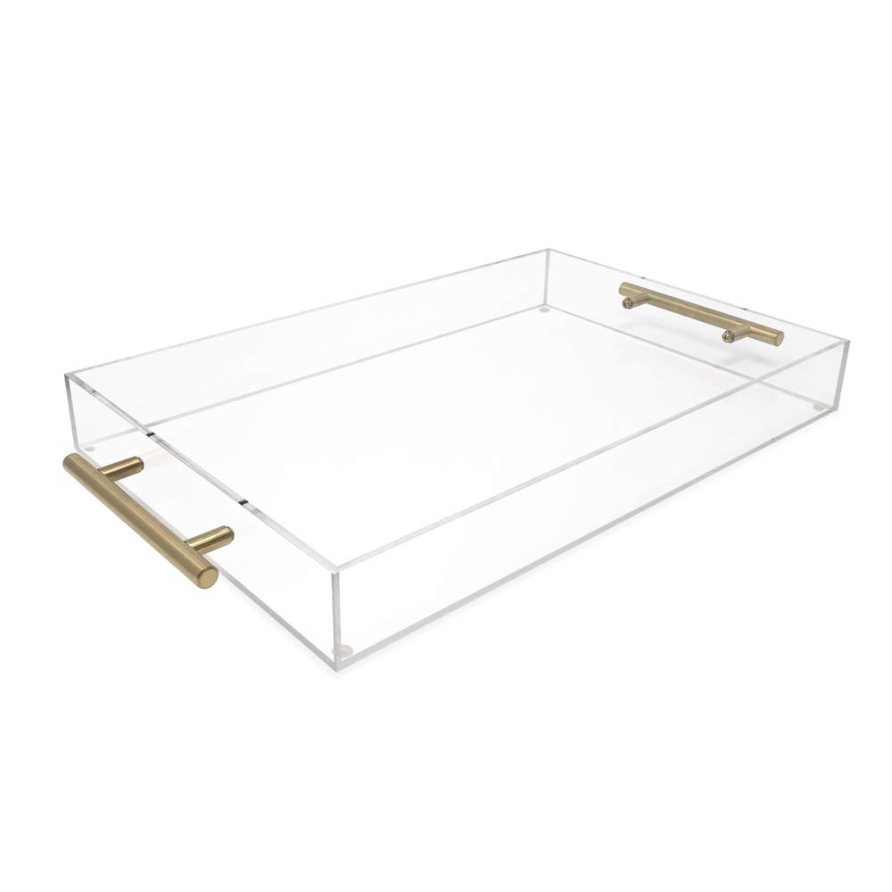 Algopix Similar Product 20 - Isaac Jacobs Clear Acrylic Serving Tray
