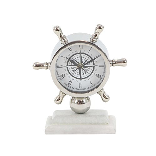 Algopix Similar Product 4 - Benzara Stunning Metal Table Clock