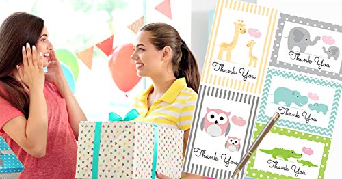 Algopix Similar Product 9 - Thank You Cards for Baby Shower Kids