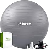 Algopix Similar Product 1 - Trideer Extra Thick Yoga Ball Exercise
