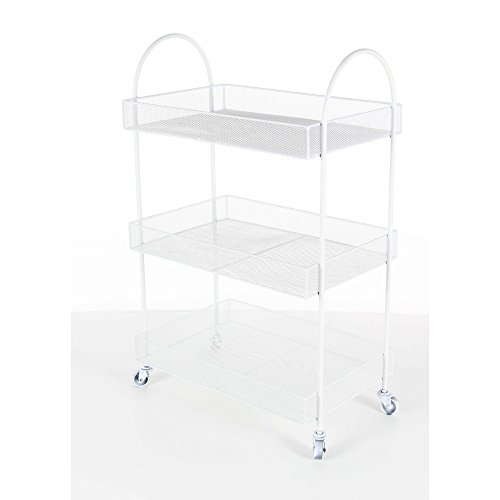 Algopix Similar Product 19 - Benzara Versatile Metallic White Basket