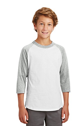 Algopix Similar Product 16 - SportTek Youth Colorblock Raglan