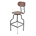 Algopix Similar Product 15 - Benzara Industrial Style Wooden Swivel