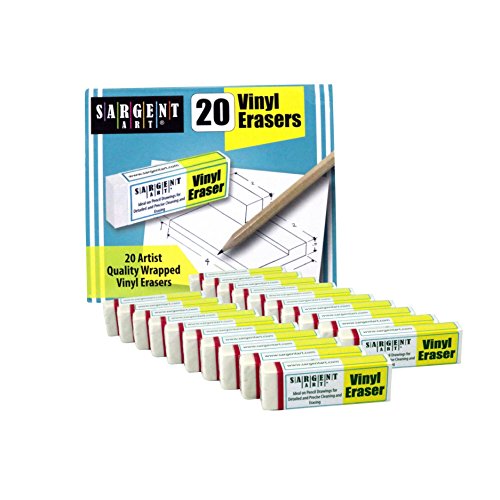 Algopix Similar Product 10 - Sargent Art Plastic 20 White Vinyl