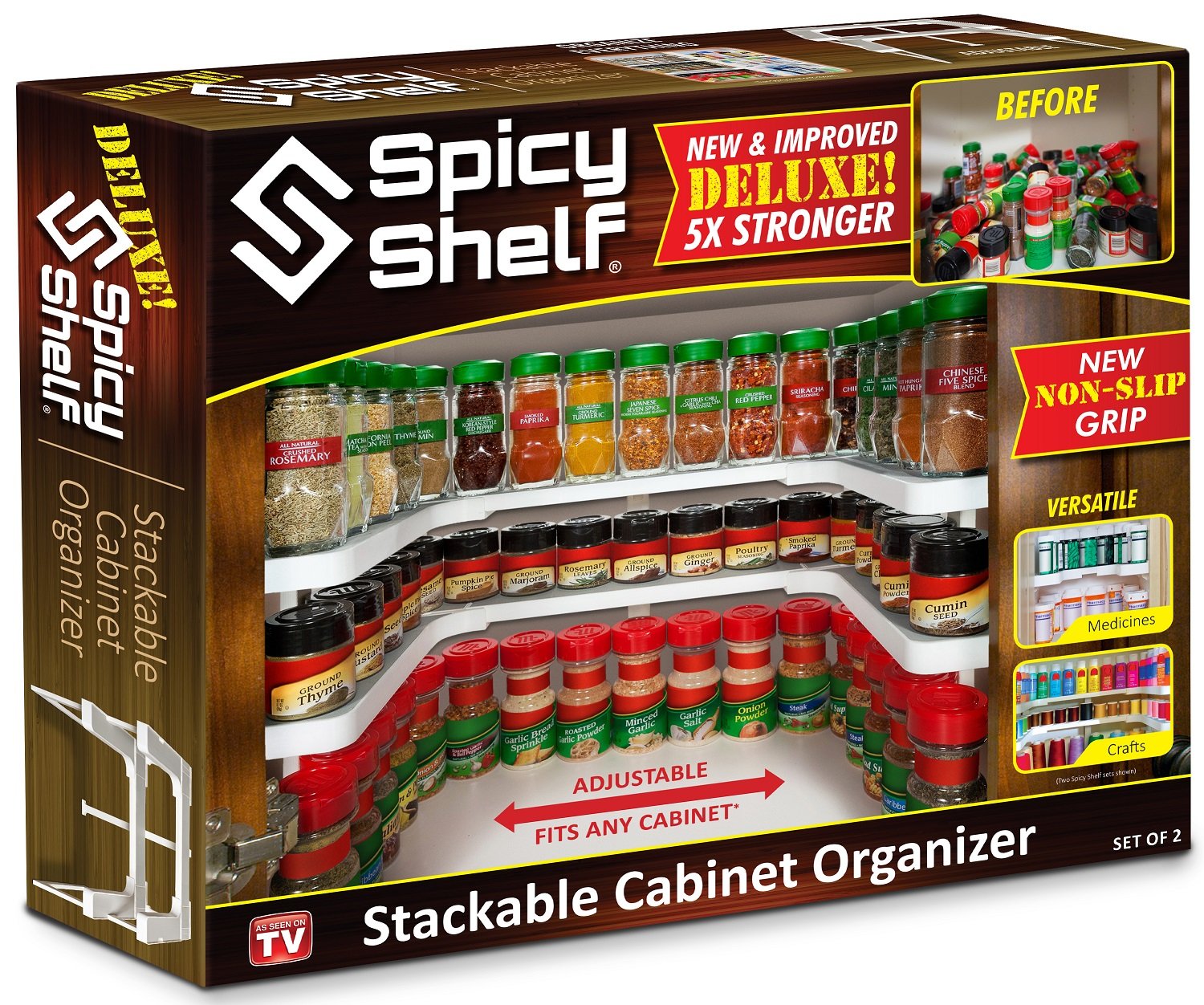 Algopix Similar Product 14 - The Spicy Shelf Deluxe 1 set of 2