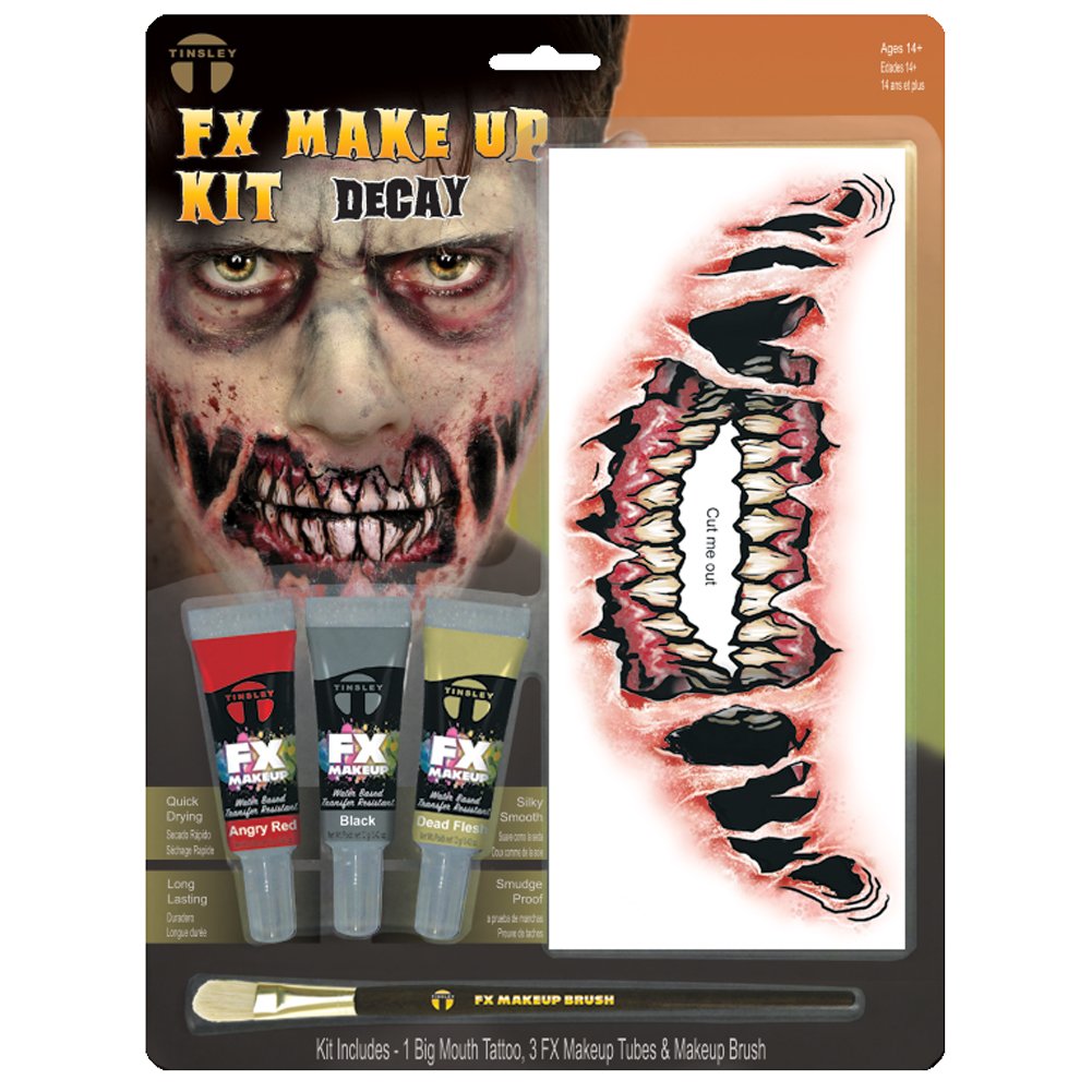 Algopix Similar Product 4 - Tinsley Fx Colour Make Up Kits - Zombie
