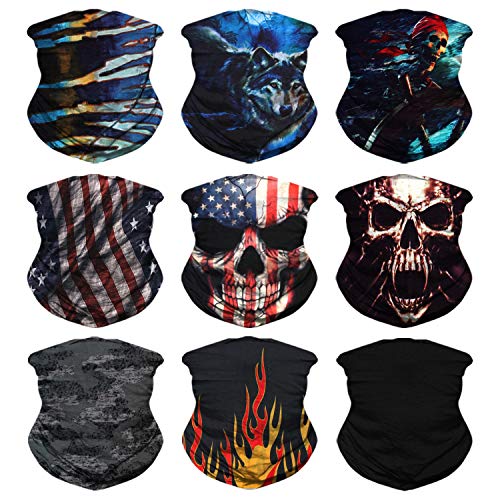 Algopix Similar Product 9 - 9 Pcs Headwear Head Wrap Neck