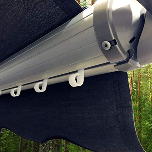 Algopix Similar Product 4 - Meilo AH10-J Awning Hooks, Clear
