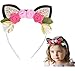 Algopix Similar Product 1 - Kitty Cat Ear Headband with Cute Cat