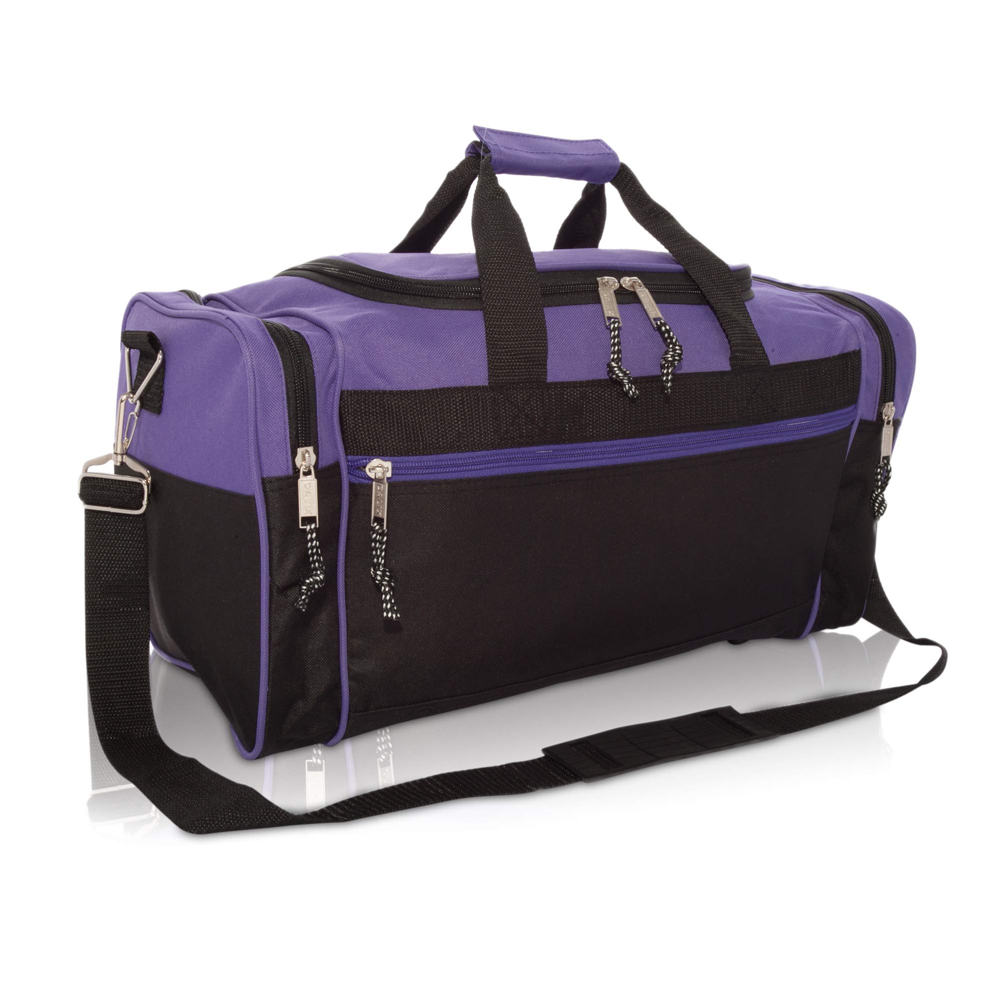 Algopix Similar Product 13 - DALIX 21 Blank Sports Duffle Bag Gym