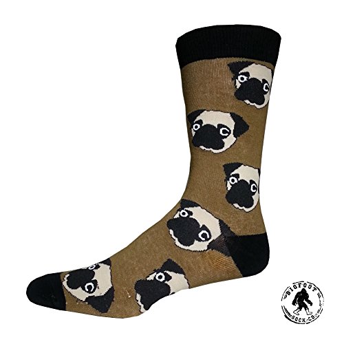 Algopix Similar Product 19 - Pug One Size Fits Most Crew Socks