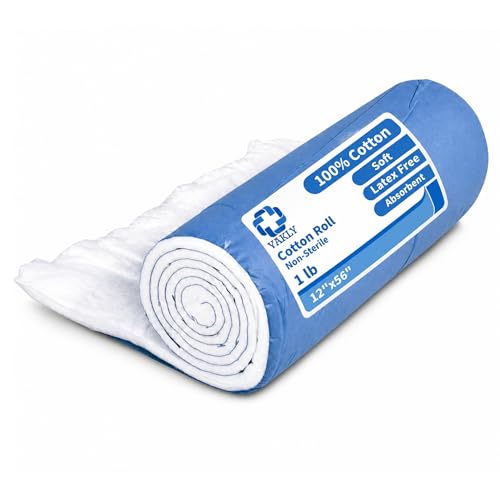 Algopix Similar Product 13 - Vakly 100 Cotton Roll 1 lb Large