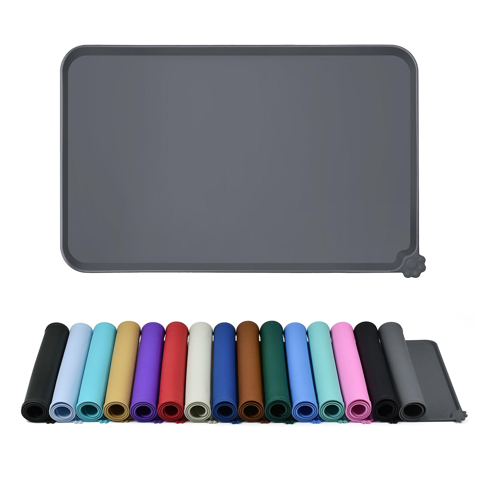 Algopix Similar Product 19 - Reopet Waterproof Pet Feeding Mat with