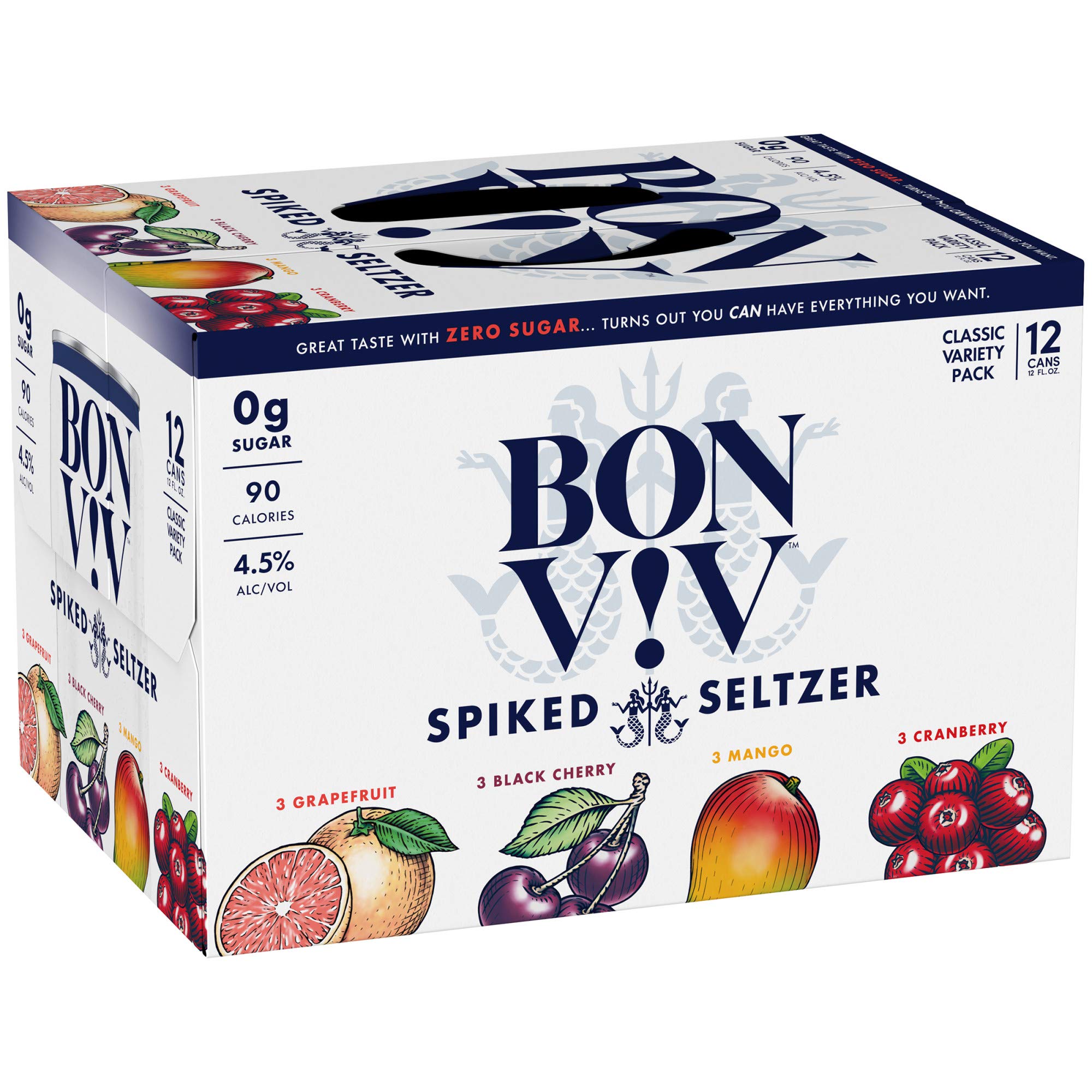 Algopix Similar Product 10 - Bon Viv Spiked Seltzer Variety Pack