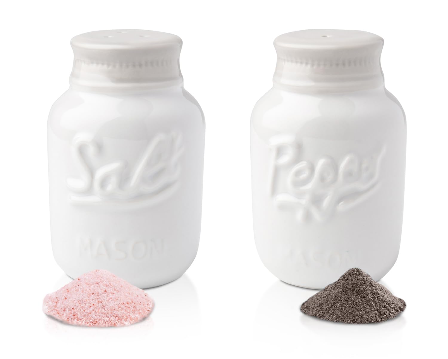 Algopix Similar Product 6 - Vintage Mason Jar Salt  Pepper Shakers
