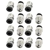 Algopix Similar Product 8 - uxcell 15pcs 14 inches PT Male Thread