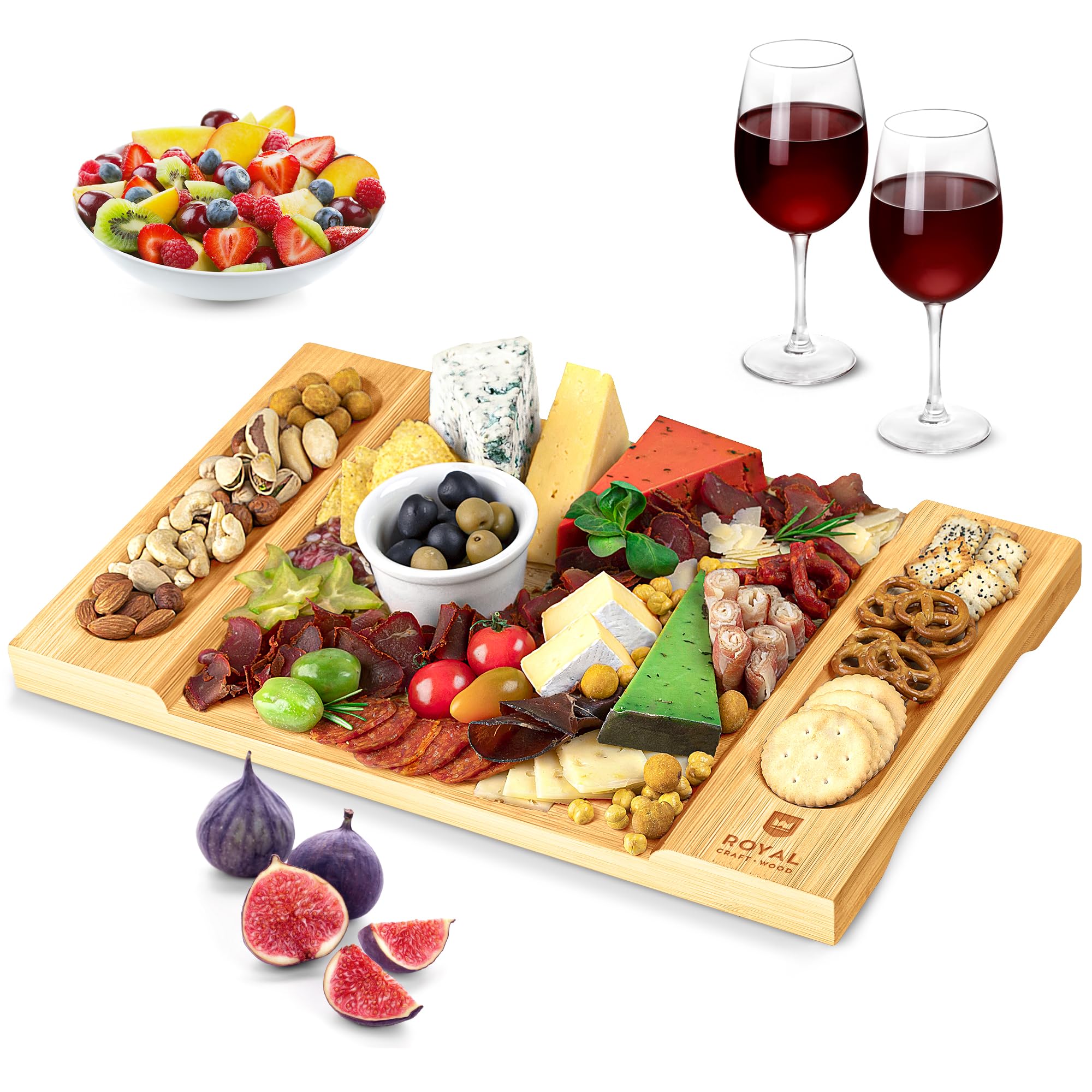 Algopix Similar Product 6 - ROYAL CRAFT WOOD Charcuterie and Cheese