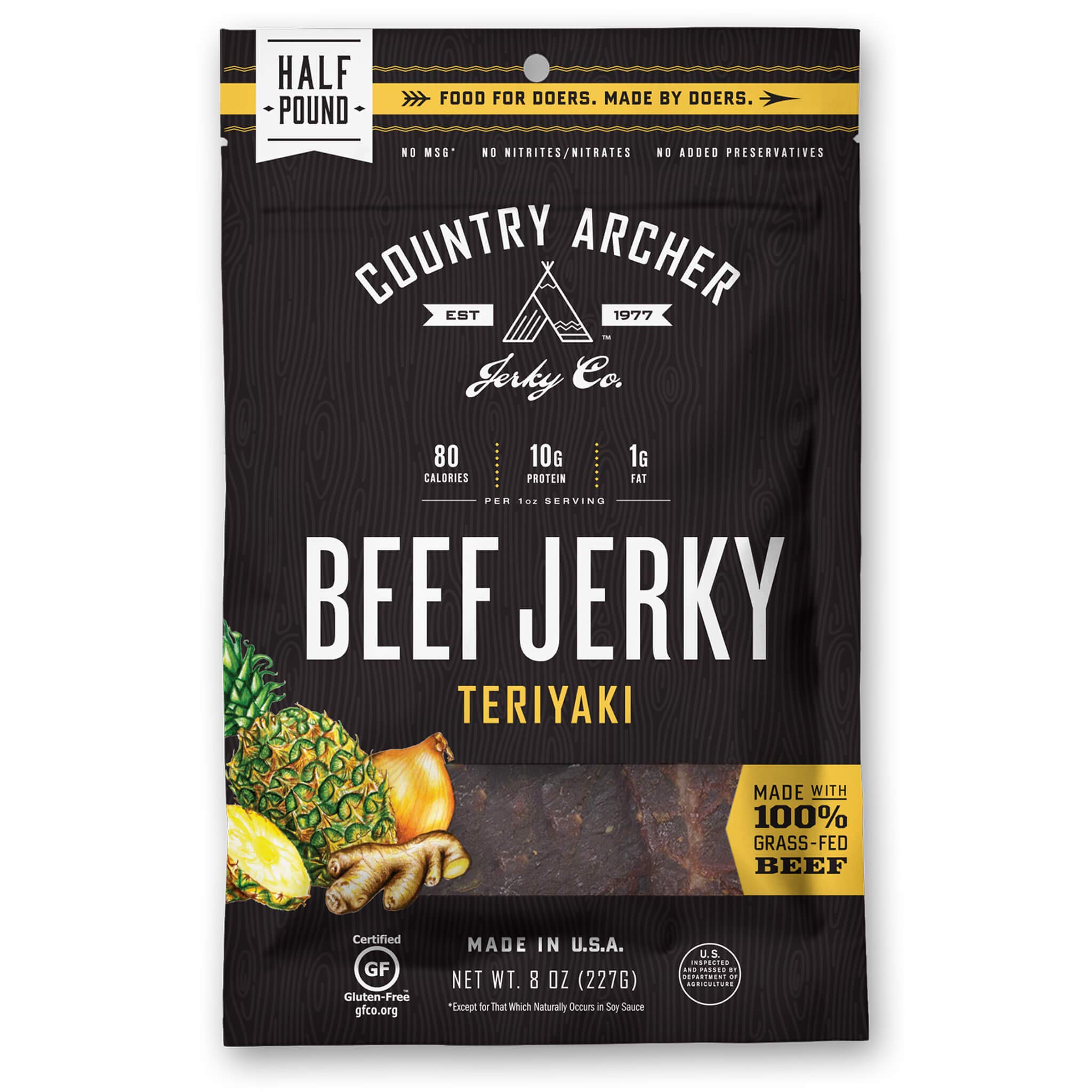Algopix Similar Product 15 - Teriyaki Beef Jerky by Country Archer