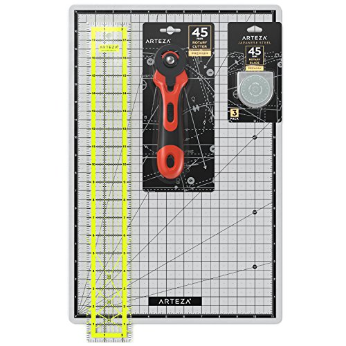 Algopix Similar Product 8 - ARTEZA Rotary Cutter Quilting Kit Set