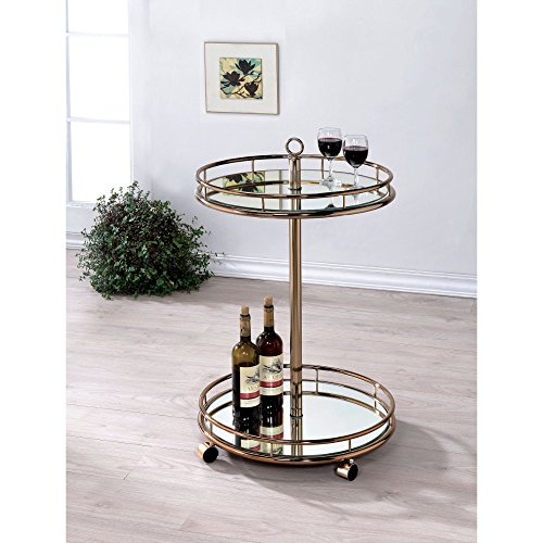 Algopix Similar Product 6 - Benzara Trixie Contemporary Serving Cart