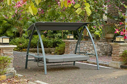 Algopix Similar Product 10 - Ritaya 3-Seat Daybed Swing