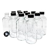 Algopix Similar Product 11 - Pack of 12 4 oz Clear Boston Round