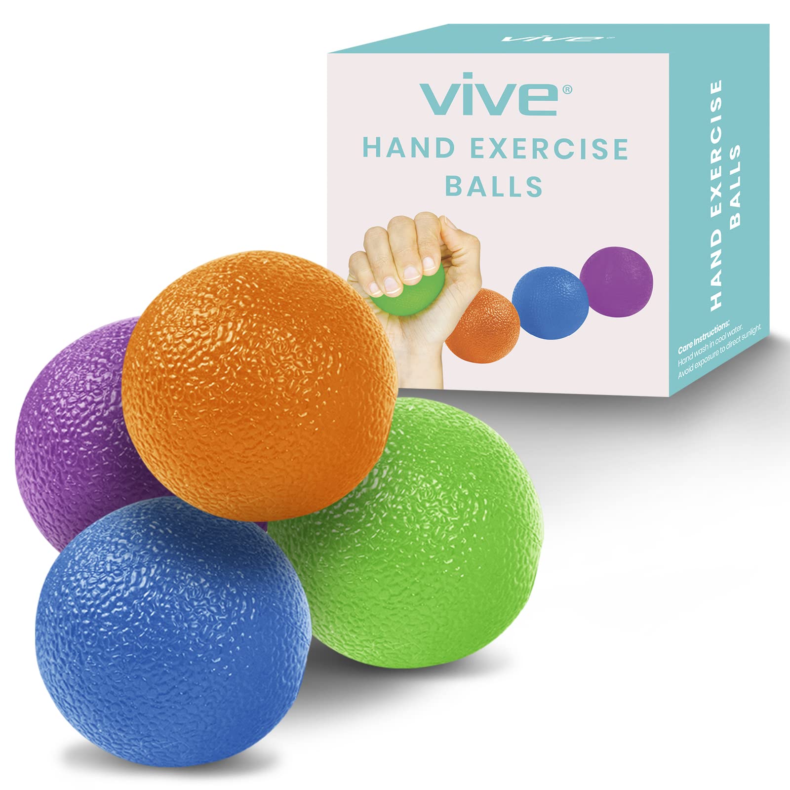 Algopix Similar Product 13 - Vive Squeeze Balls for Hand Therapy
