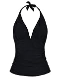 Algopix Similar Product 18 - Hilor Womens Plunging V Neck Halter