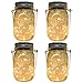 Algopix Similar Product 3 - CHBKT 4Pack Solarpowered Mason Jar