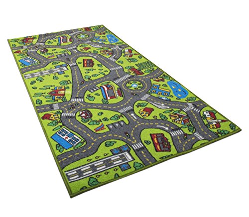 Algopix Similar Product 9 - Kids Carpet Playmat Rug City Life Great