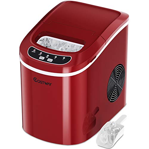 Algopix Similar Product 8 - COSTWAY Countertop Ice Maker 26LBS24H