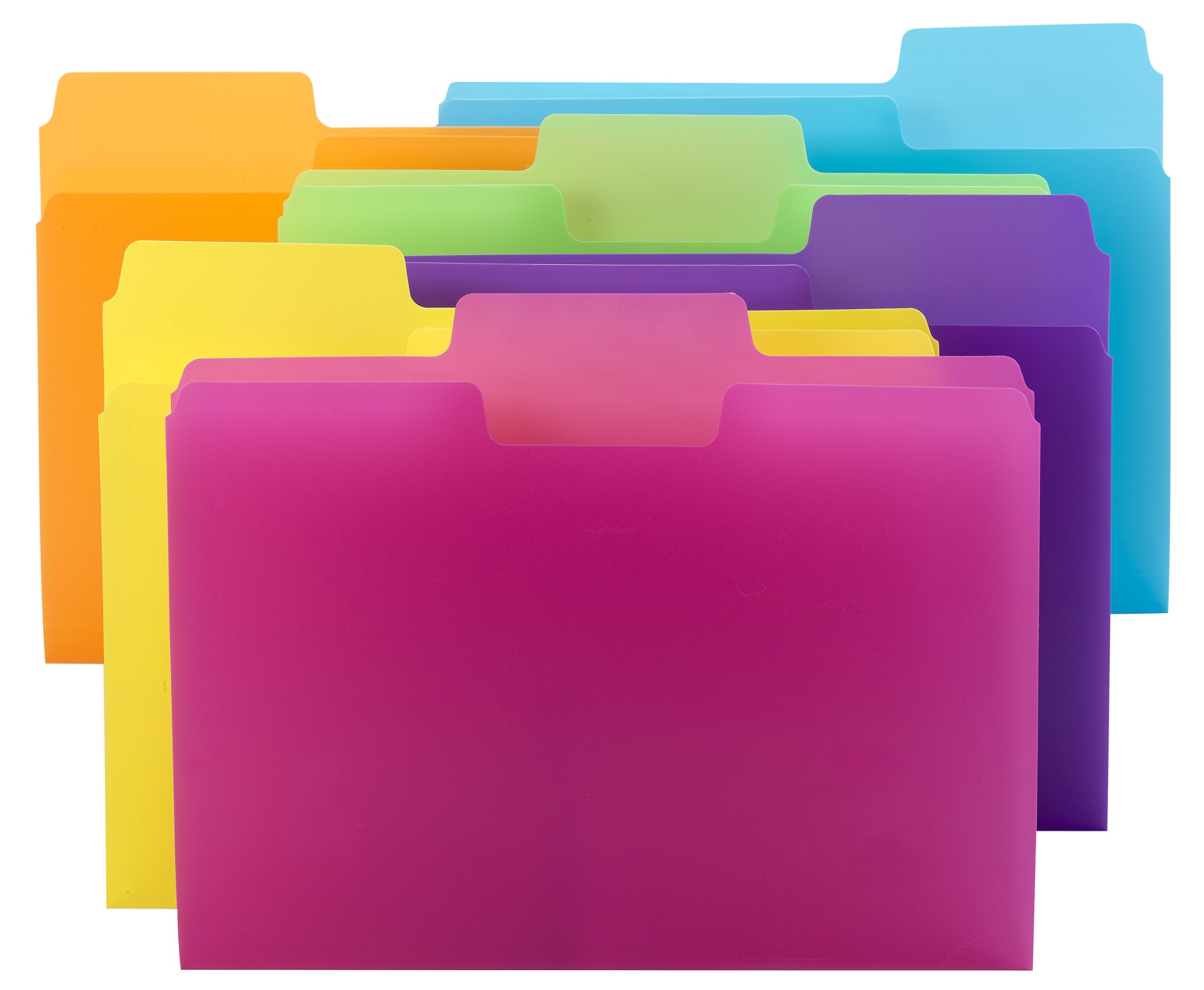 Algopix Similar Product 16 - Smead SuperTab Poly Plastic File