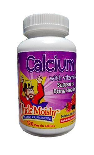 Algopix Similar Product 9 - Uncle Moishy Calcium With D3 120 Count