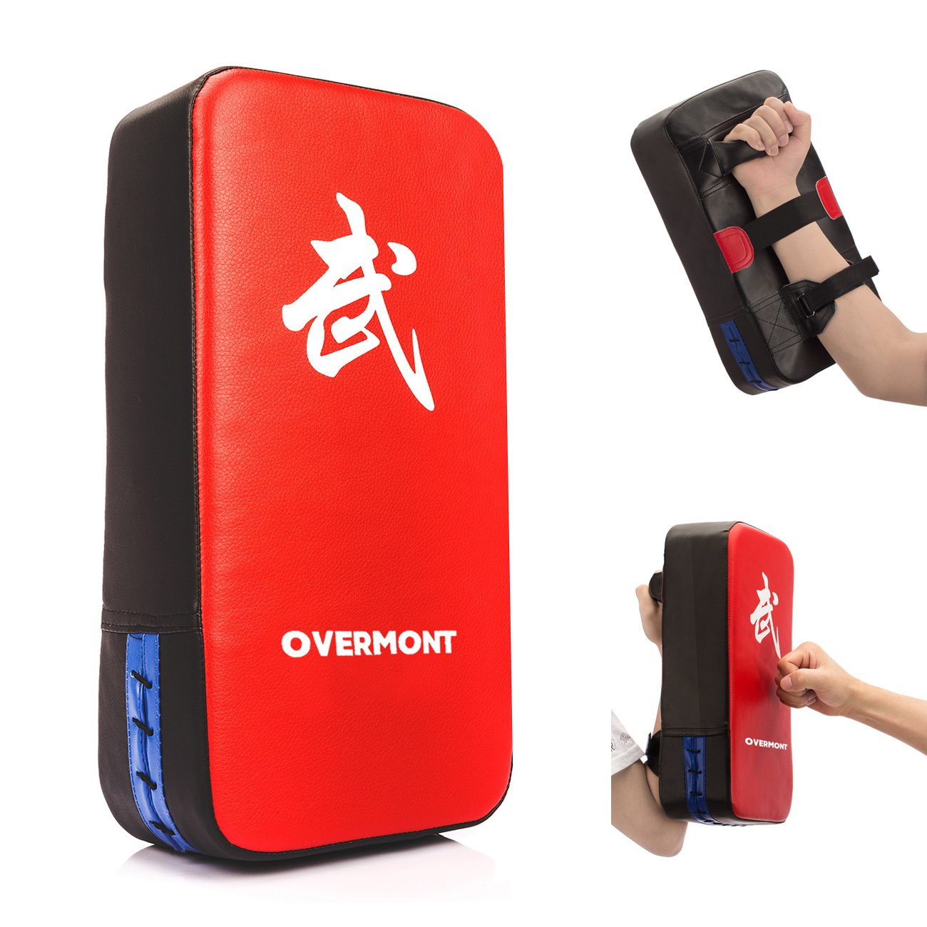 Algopix Similar Product 20 - Overmont Taekwondo Kick Pads PU Leather
