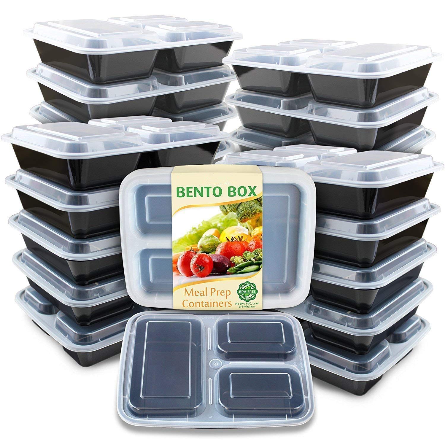 Algopix Similar Product 3 - Enther Meal Prep Container 20 Pack 3