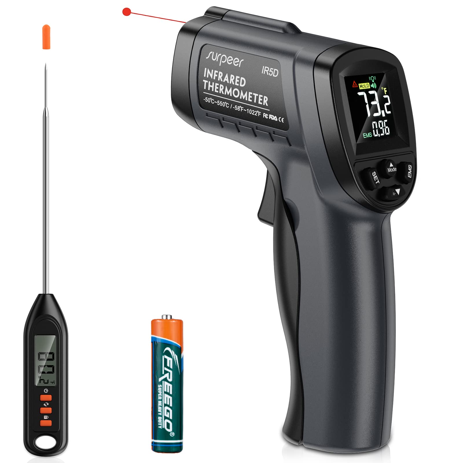 Algopix Similar Product 3 - Infrared Thermometer Temperature Gun