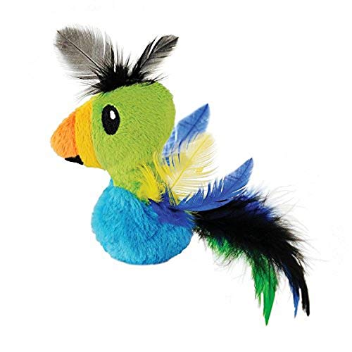 Algopix Similar Product 14 - Feather Toucan Catnip Filled Cat Toy by