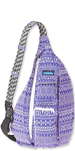 Algopix Similar Product 12 - KAVU Rope Bag Backpack Purple Pattern
