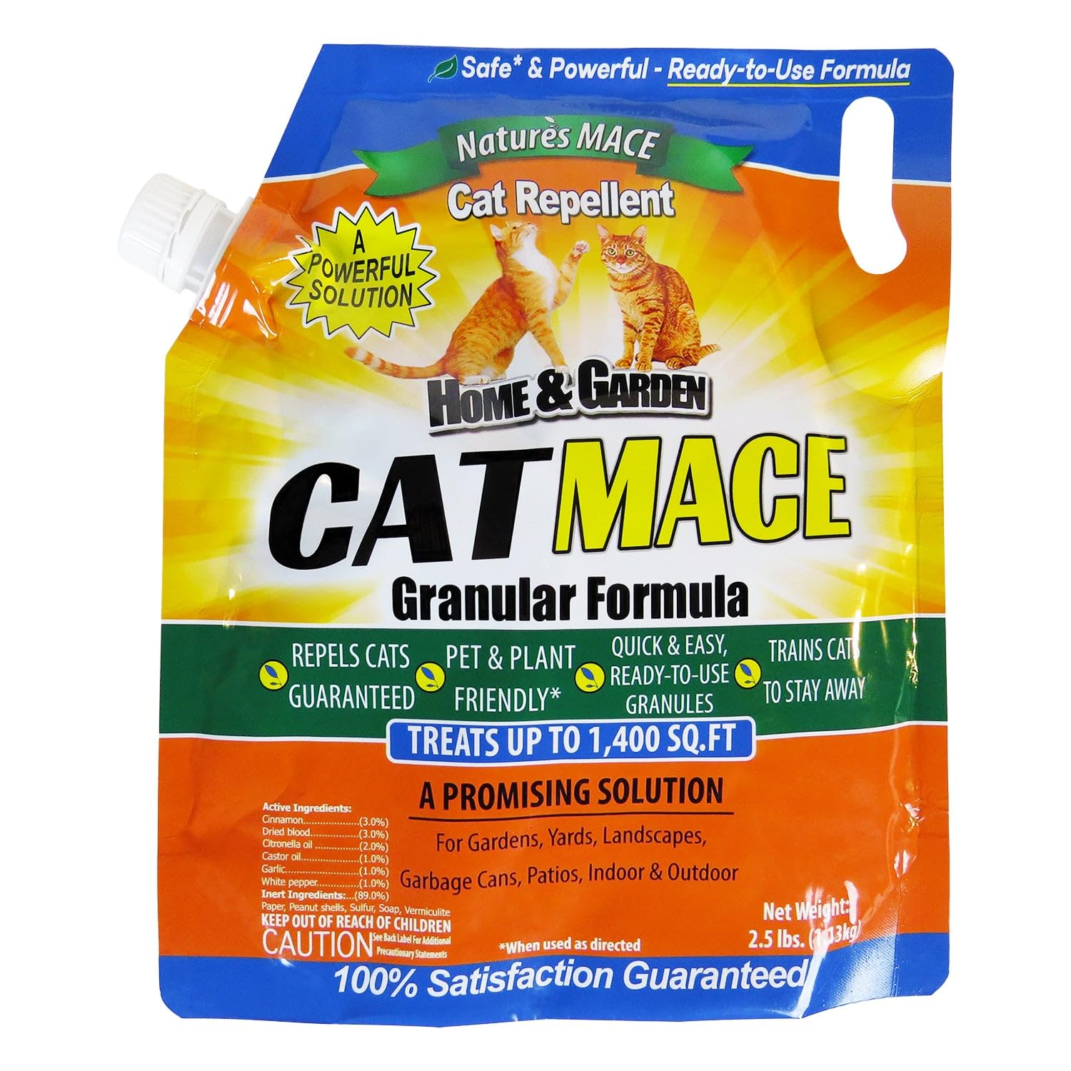 Algopix Similar Product 9 - Natures MACE Cat Repellent 25LB 