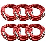 Algopix Similar Product 11 - SEISMIC AUDIO  SATRX25Red6  Pack of