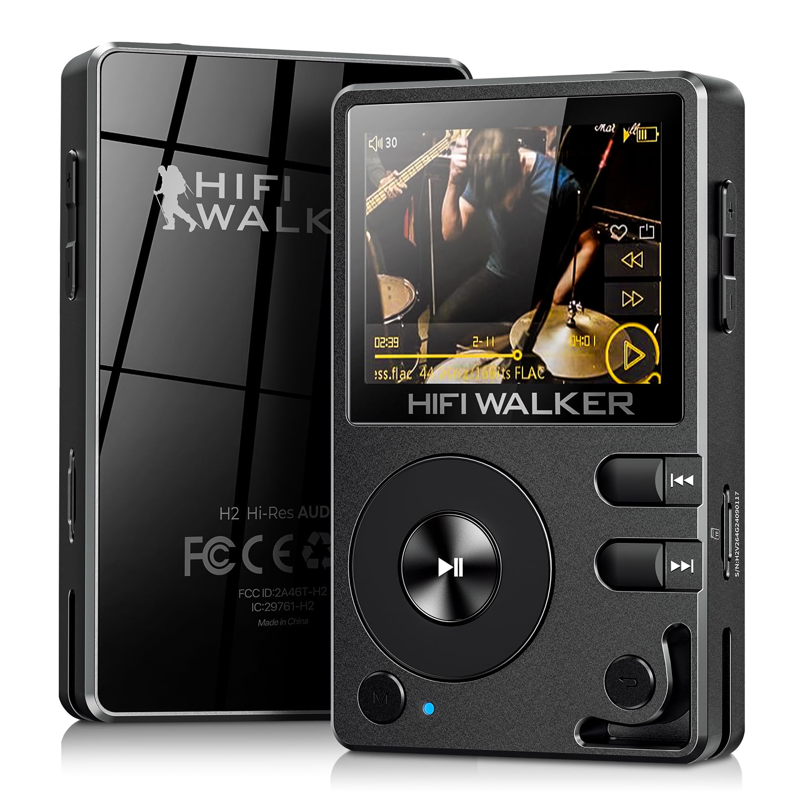Algopix Similar Product 3 - HIFI WALKER H2 HiFi MP3 Player with