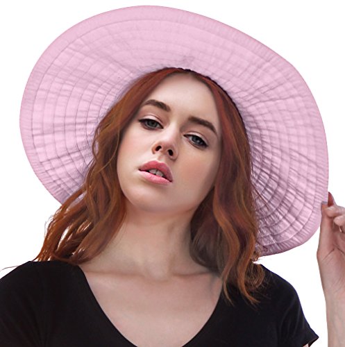 Algopix Similar Product 11 - Women Lady Wide Brim Cap Hats UV
