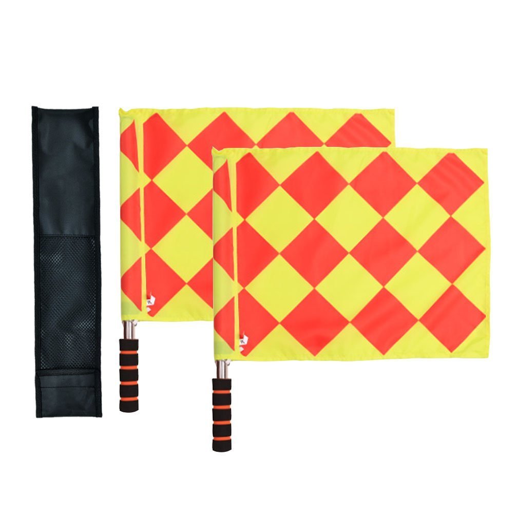 Algopix Similar Product 9 - Haploon Soccer Ref Flags Football Rugby