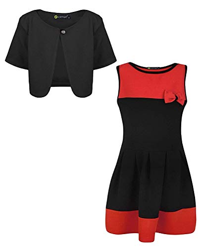 Algopix Similar Product 1 - LOTMART Girls Bow Skater Dress Bundle