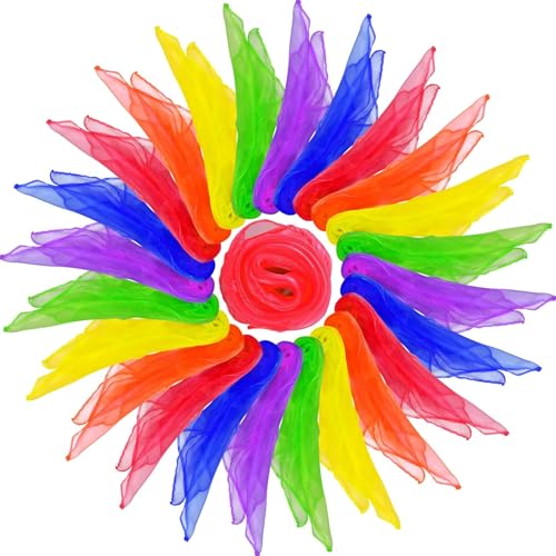 Algopix Similar Product 3 - HKACSTHI 24 Pieces Scarves for Kids