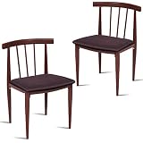 Algopix Similar Product 16 - Giantex Set of 2 Accent Dining Chairs
