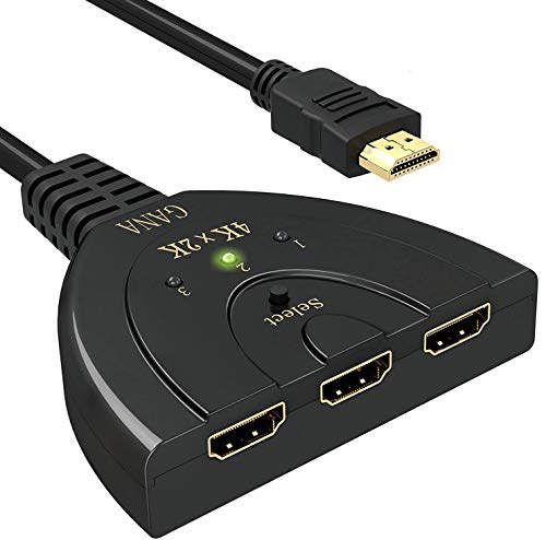 Algopix Similar Product 3 - HDMI Switch 4K GANA Gold Plated 3Port