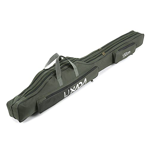 Algopix Similar Product 12 - Lixada Fishing Rod Case Portable