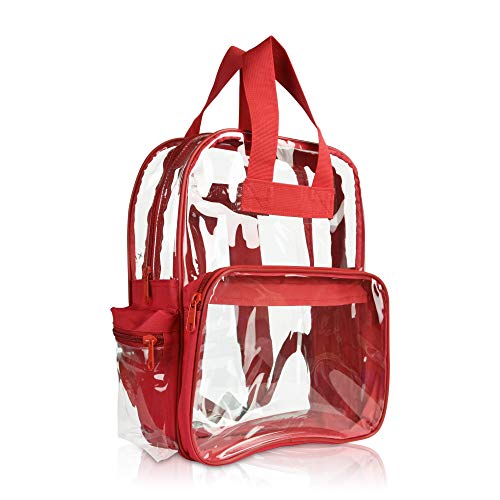 Algopix Similar Product 11 - DALIX Clear Backpack Bags Smooth